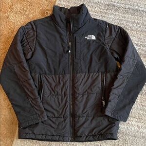 Boys North Face Black Puffer Jacket Size Large (14/16)